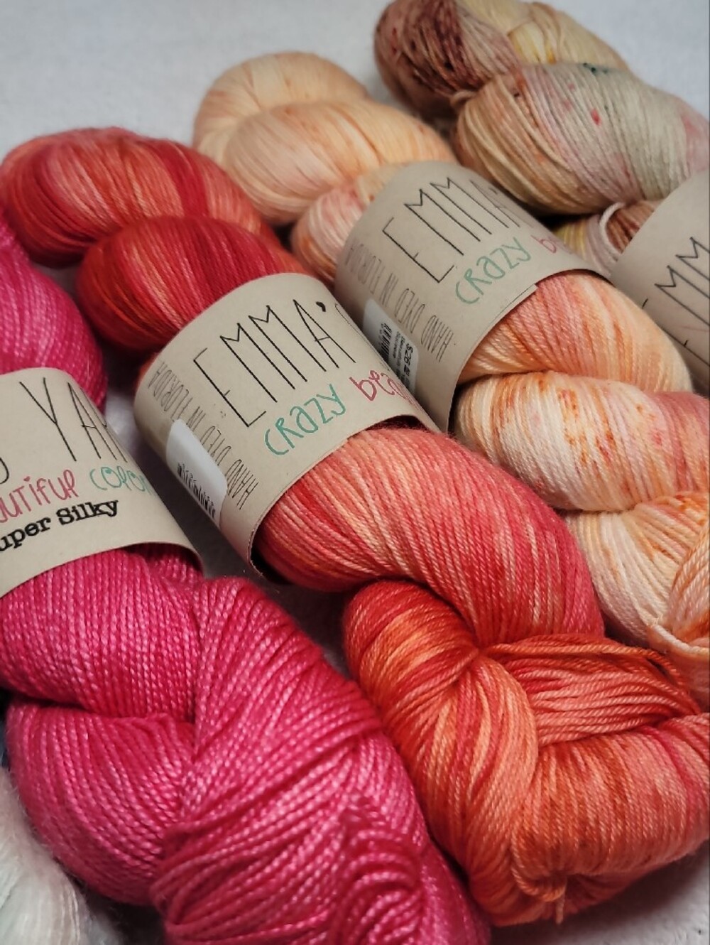 Emma's Yarns - A Great Asst.of 5 Lg Skeins - 5 Perfect Small Skeins - NWT - Picture 5 of 9